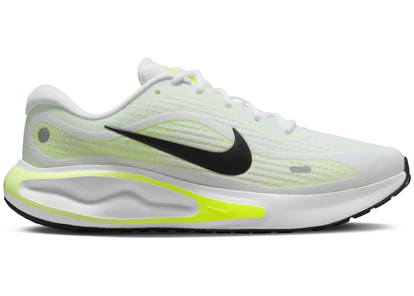 ナイキ 幽客 白いこと 白いこと 黒いこと 黒いこと スニーカー メンズ NIKE JOURNEY RUN BARELY VOLT WHITE BLACK / BARELY VOLT VOLT WHITE BLACK