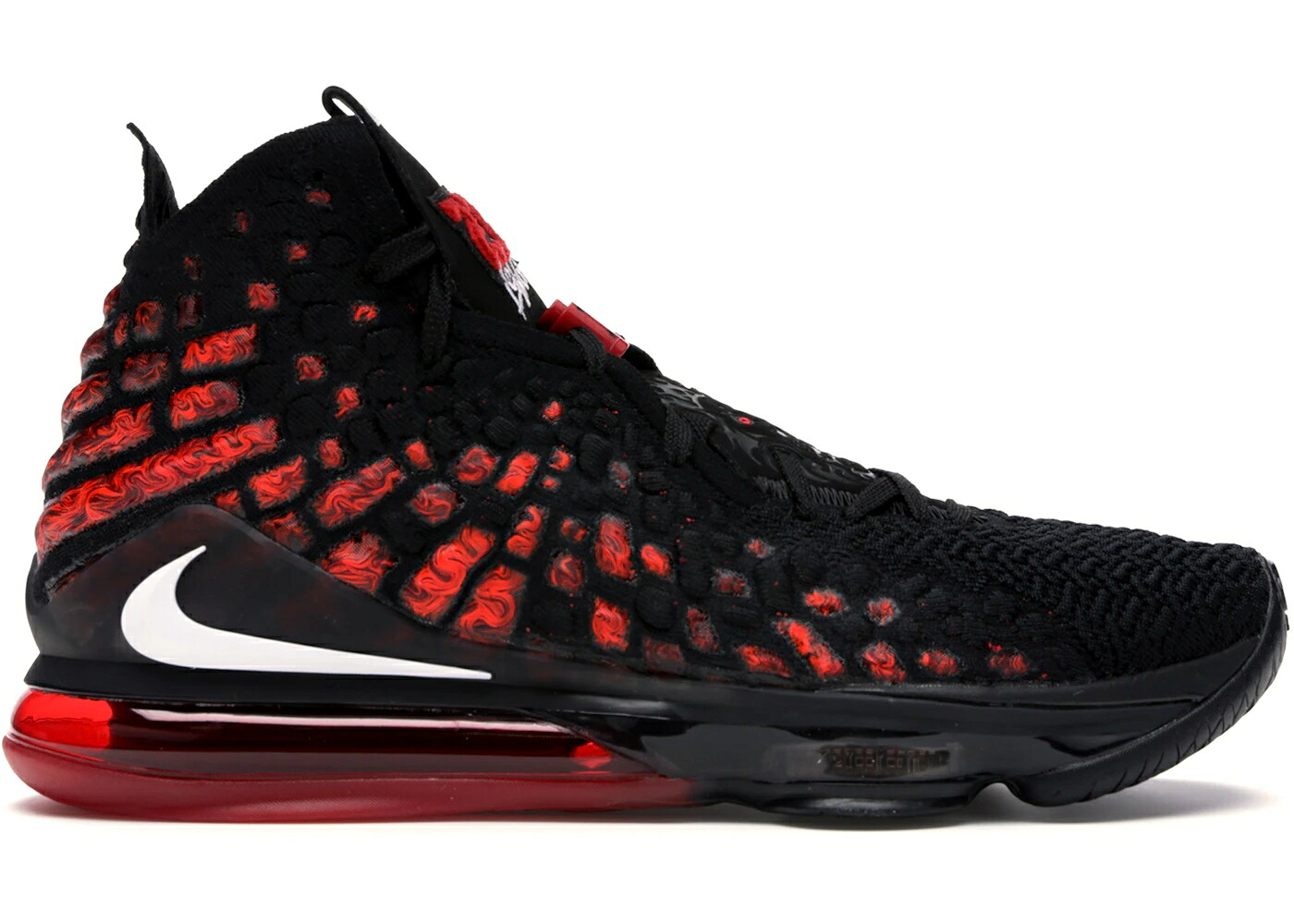 ナイキ レブロン 黒いこと 黒いこと 赤 赤いこと 白いこと 白いこと スニーカー メンズ NIKE LEBRON 17 INFRARED / BLACK UNIVERSITY RED WHITE