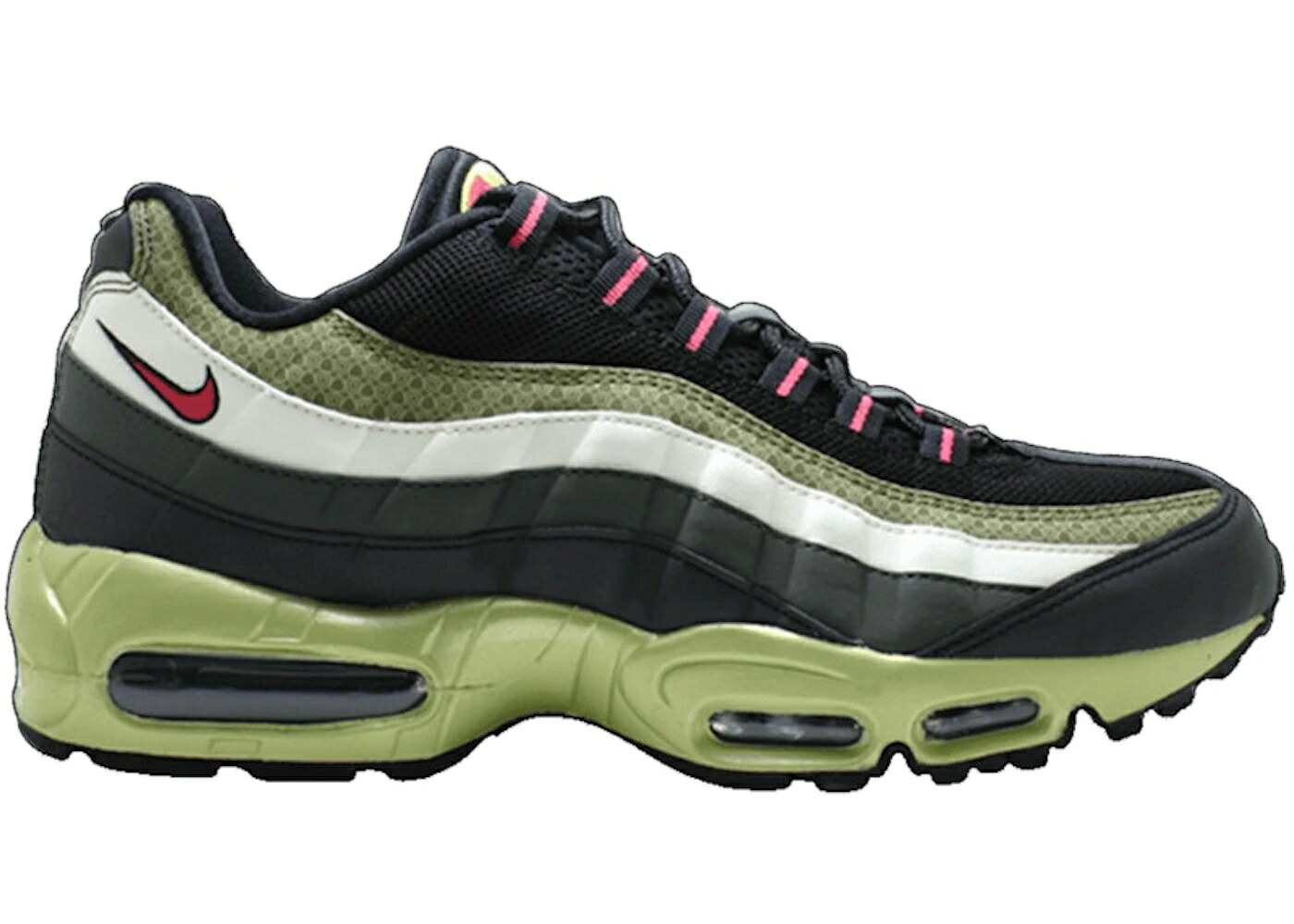 ナイキ マックス 黒いこと 黒いこと 白いこと 白いこと エア湖マックス スニーカー メンズ NIKE AIR MAX 95 BLACK PILGRIM / BLACK FLAMINGO WHITE PILGRIM
