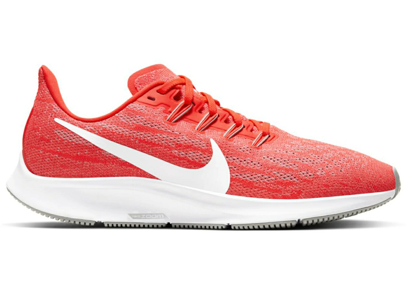 ナイキ ズーム ペガサス レーザー クリムゾン 灰色 グレー ズームペガサス スニーカー メンズ NIKE AIR ZOOM PEGASUS 36 LASER CRIMSON / LASER CRIMSON LIGHT SMOKE GREY
