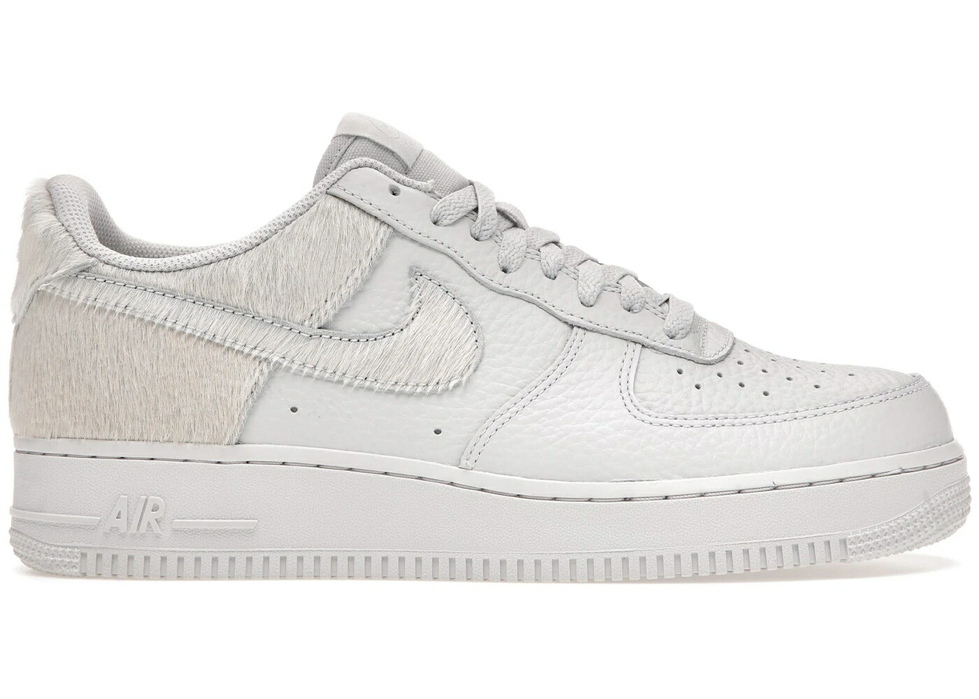 ナイキ 白色 ホワイト ポニー ヒール エアフォース スニーカー メンズ NIKE AIR FORCE 1 LOW WHITE PONY HAIR HEEL / PHOTON DUST WHITE