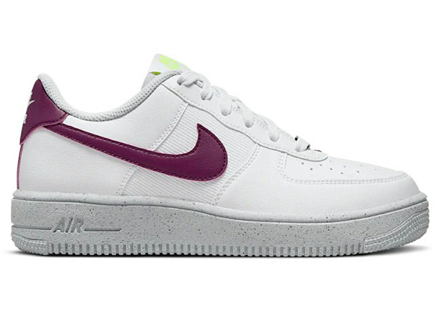 ナイキ 白いこと 白いこと 純一無雑 プラチナム 空軍 お坊っちゃん キッズ NIKE AIR FORCE 1 LOW CRATER NEXT NATURE WHITE SANGRIA (GS) / WHITE VOLT PURE PLATINUM SANGRIA もの言う花 マタニティ スニーカー