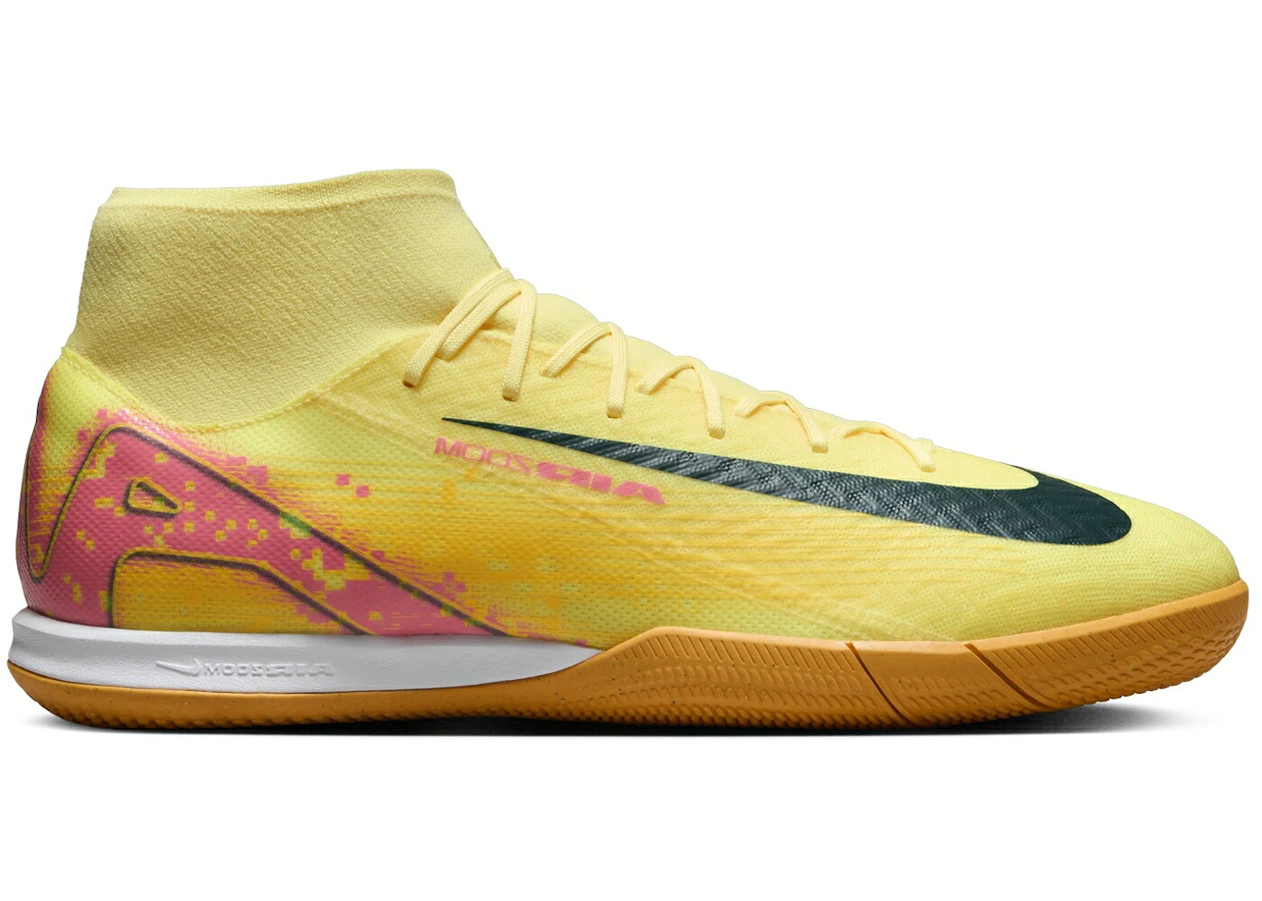 ナイキ アカデミー レーザー 橙 オレンジ 紺色 ネイビー スニーカー メンズ NIKE MERCURIAL SUPERFLY 10 ACADEMY IC KYLIAN MBAPPE / LIGHT LASER ORANGE ARMORY NAVY