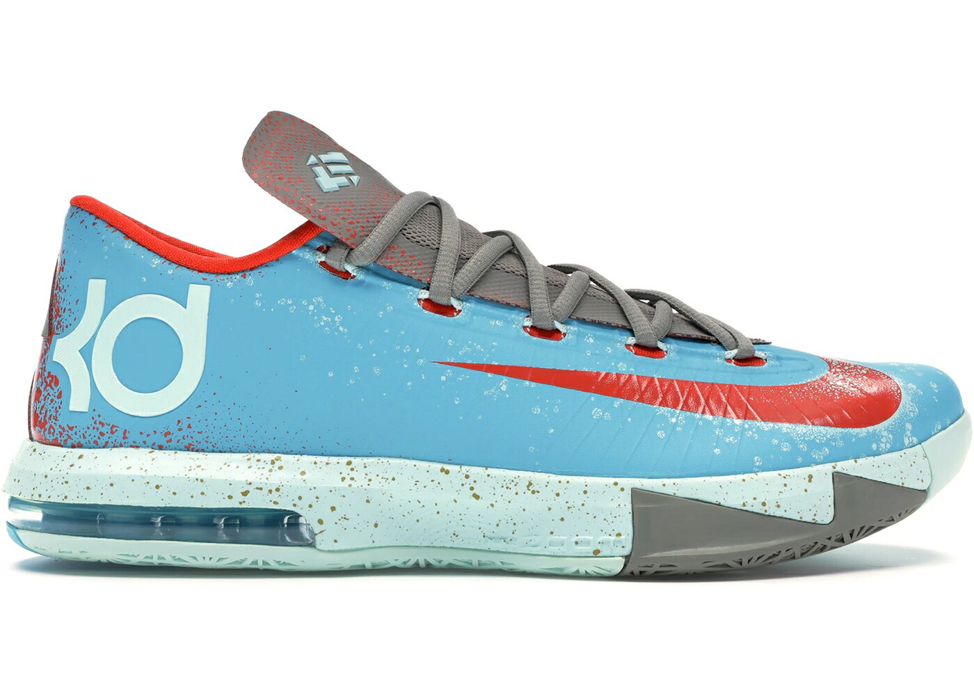 ナイキ メリーランド 青味 青み ゴールド スニーカー メンズ NIKE KD 6 MARYLAND BLUE CRAB / GAMMA BLUE PARACHUTE GOLD MINE