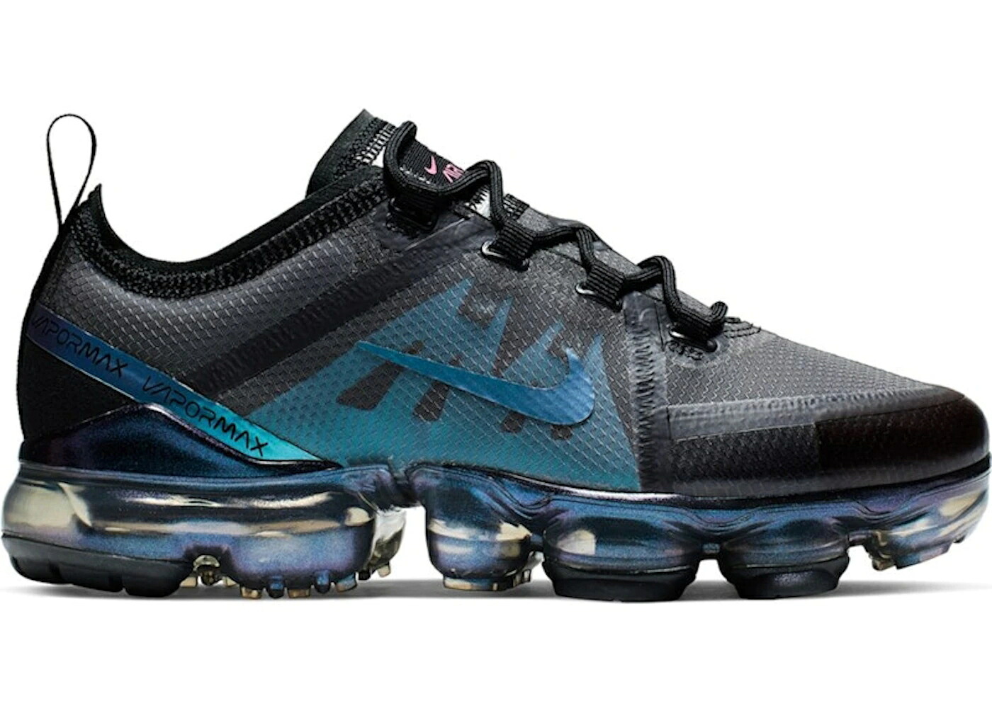 ナイキ 黒いこと 黒いこと レーザ エアヴェイパーマックス お坊っちゃん キッズ NIKE AIR VAPORMAX 2019 THROWBACK FUTURE (GS) / BLACK ANTHRACITE LASER FUCHSIA もの言う花 マタニティ スニーカー