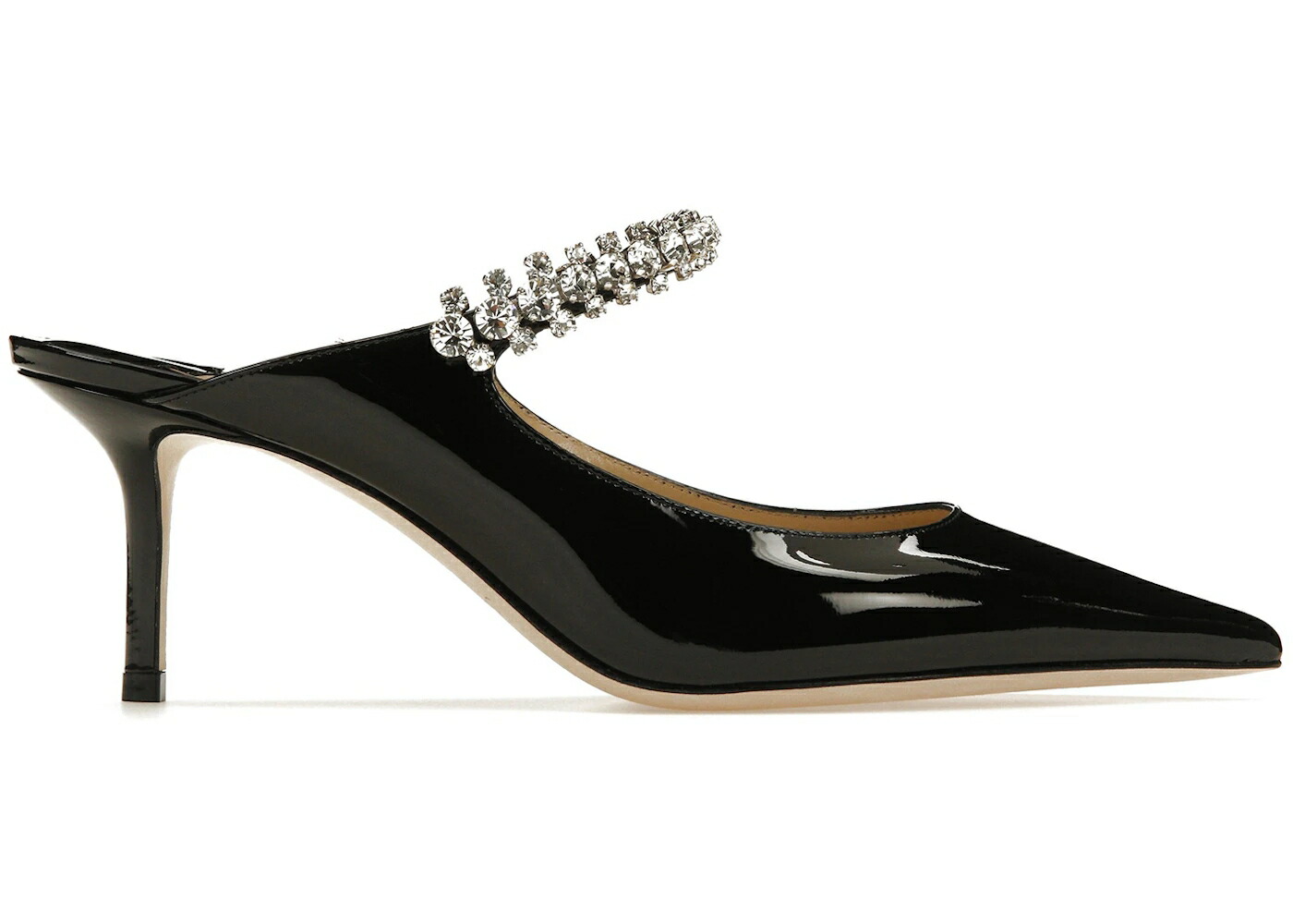 ジミーチュウ 黒いこと 黒いこと 専売特許 なめし革 スニーカー レディース JIMMY CHOO JIMMY CHOO BING 65MM HEELED MULE BLACK PATENT LEATHER /