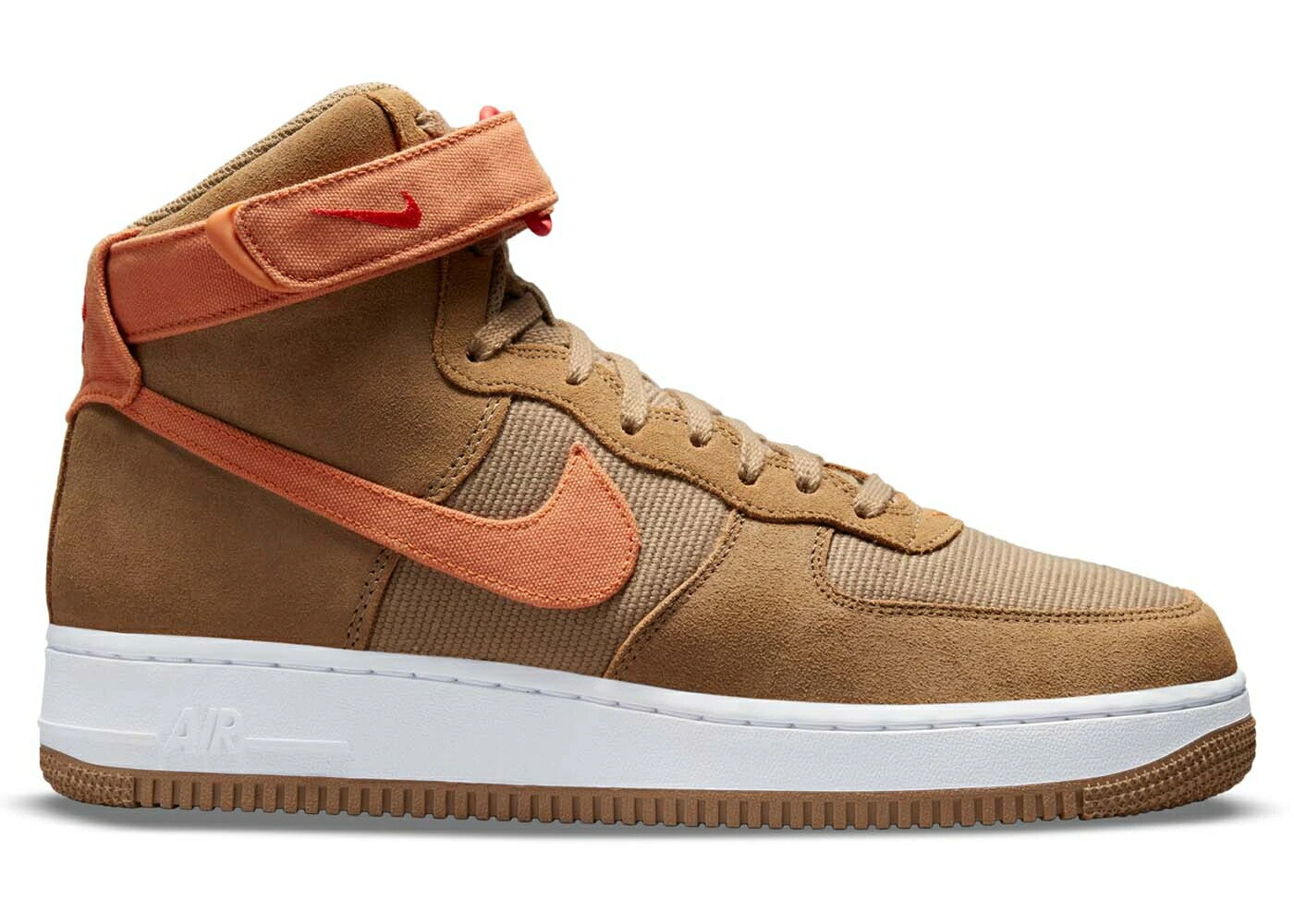 ナイキ ご機嫌 ディープ 赤銅色 赤銅色 カリー 白いこと 白いこと 空軍 スニーカー メンズ NIKE AIR FORCE 1 HIGH 07 LX DEEP DRIFTWOOD BROWN / DARK DRIFTWOOD HOT CURRY WHITE
