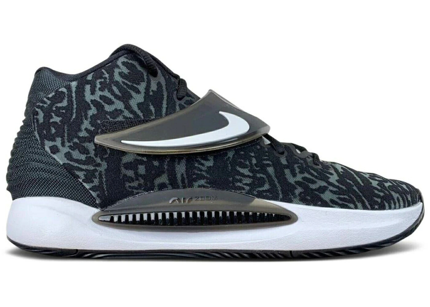 ナイキ 黒色 ブラック 白色 ホワイト スニーカー メンズ NIKE KD 14 TB BLACK WHITE / BLACK WHITE BLACK