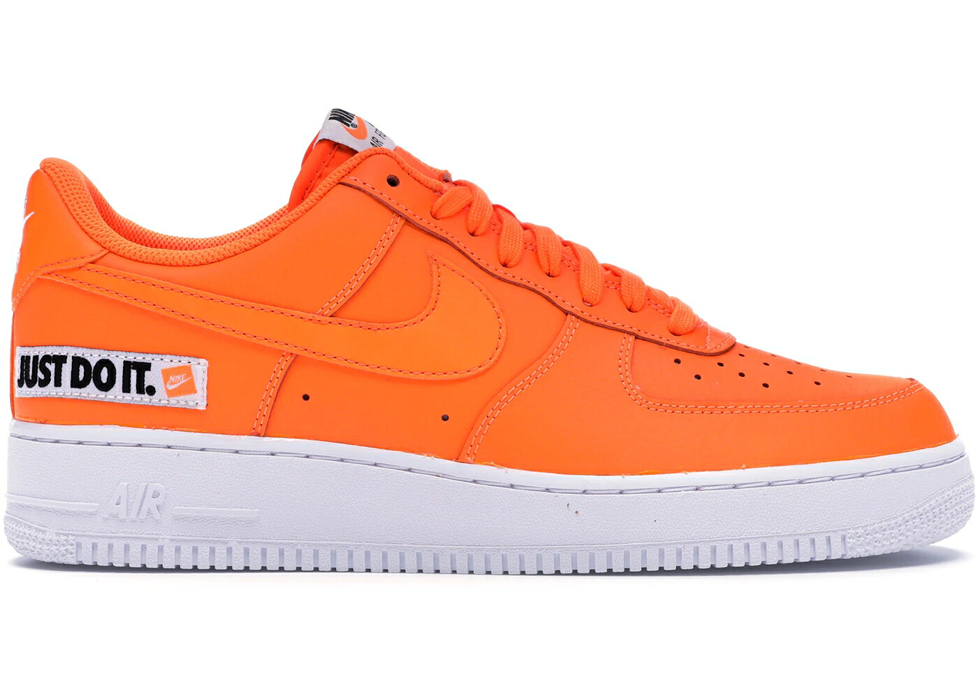 ナイキ 橙 オレンジ色 白いこと 白いこと 空軍 スニーカー メンズ NIKE AIR FORCE 1 LOW JUST DO IT PACK ORANGE / TOTAL ORANGE TOTAL ORANGE WHITE