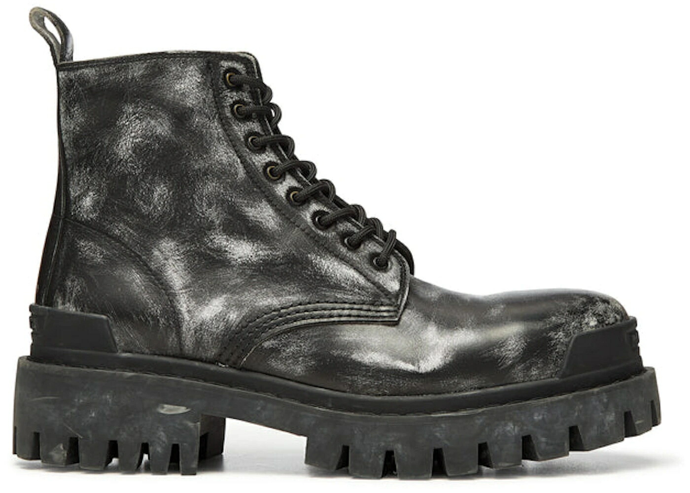 バレンシアガ ストライク ブーツ 黒いこと 黒いこと なめし革 スニーカー メンズ BALENCIAGA STRIKE ANKLE BOOTS BLACK LEATHER /