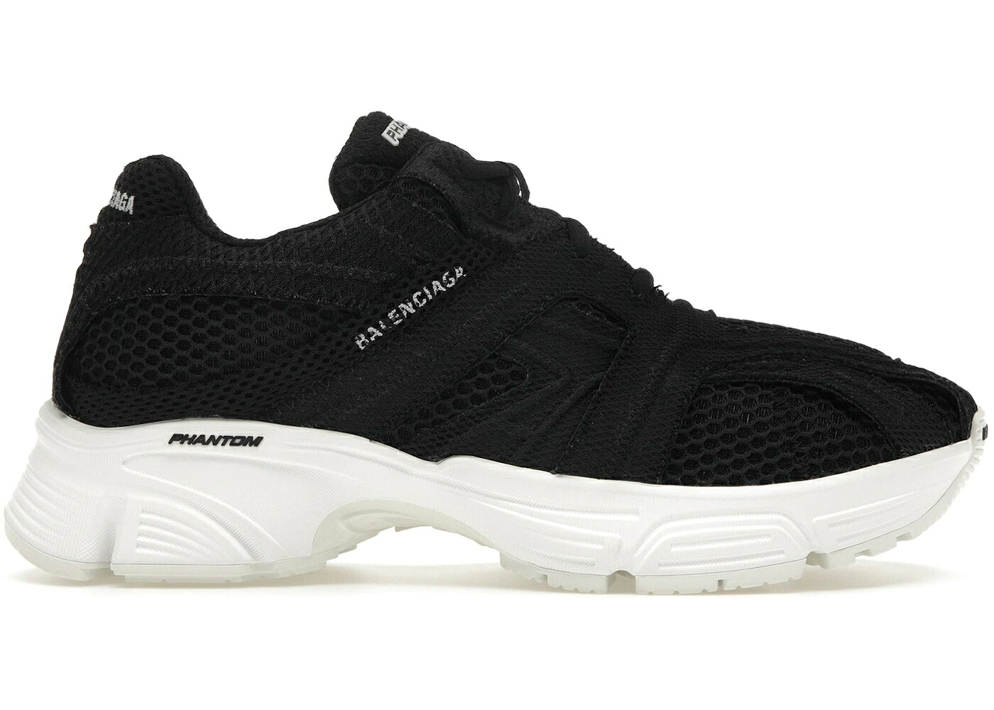 バレンシアガ 黒色 ブラック 白色 ホワイト WOMEN'S スニーカー レディース BALENCIAGA PHANTOM BIOCOLOR BLACK (WOMEN'S) / BLACK WHITE