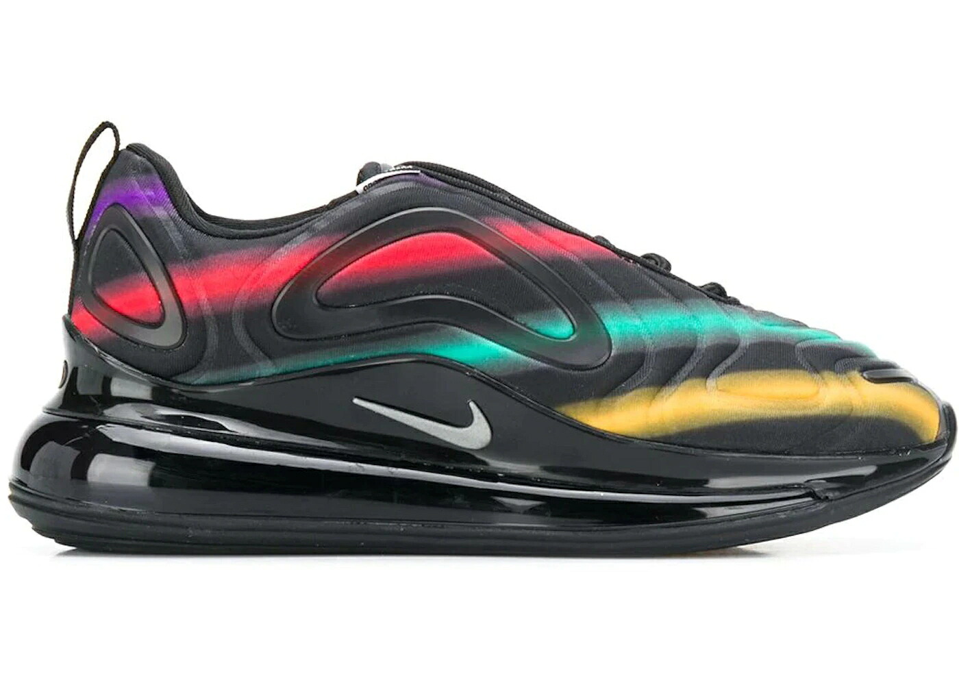 ナイキ マックス 黒いこと 黒いこと ゴールド エア湖マックス WOMEN\u0027S スニーカー レディース NIKE AIR MAX 720 BLACK NEON STREAKS (WOMEN\u0027S) / BLACK UNIVERSITY GOLD FLASH