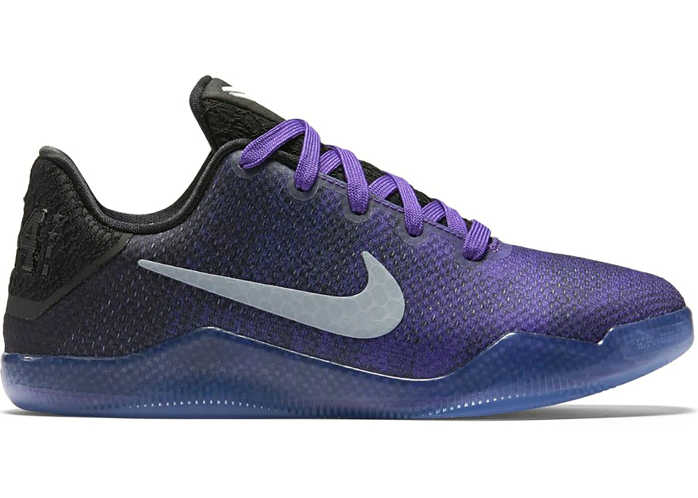 ナイキ コービー 白いこと 白いこと 黒いこと 黒いこと お坊っちゃん キッズ NIKE KOBE 11 EULOGY (GS) / HYPER GRAPE WHITE BLACK もの言う花 マタニティ スニーカー