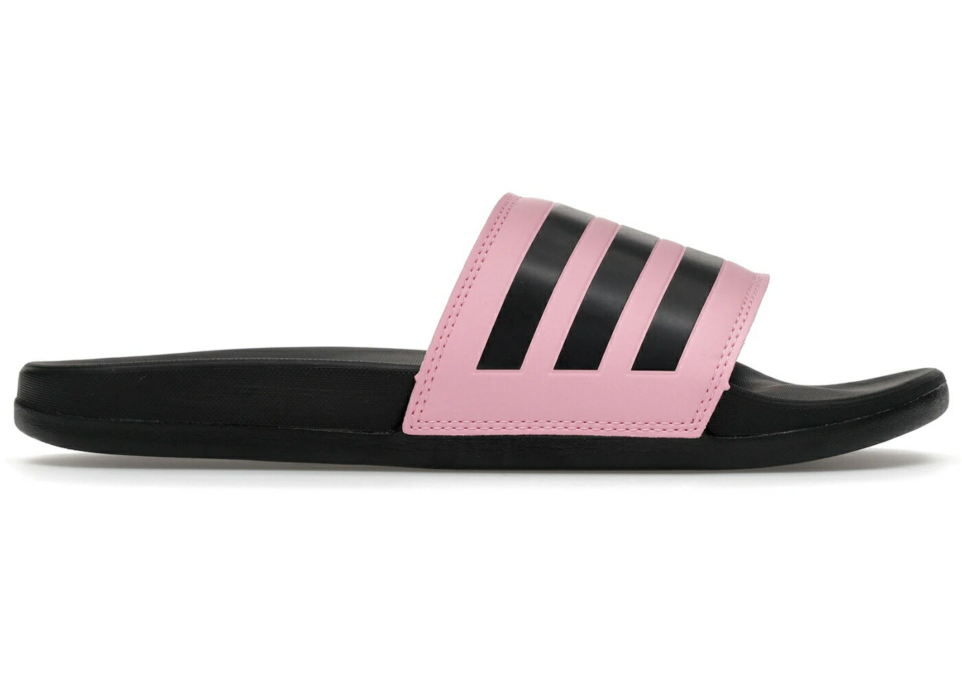 アディダス アディレッタ サクラ色 中核グループ 黒いこと 黒いこと スニーカー メンズ ADIDAS ADILETTE COMFORT SLIDES TRUE PINK CORE BLACK / TRUE PINK CORE BLACK CORE BLACK