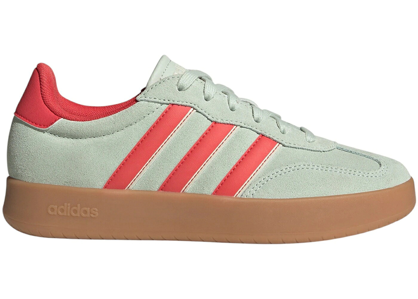 アディダス 緑 緑であること 赤 赤いこと 白いこと 白いこと WOMEN\u0027S スニーカー レディース ADIDAS BARREDA LINEN GREEN SEMI LUCID RED WONDER WHITE (WOMEN\u0027S) / LINEN GREEN SEMI LUCID RED