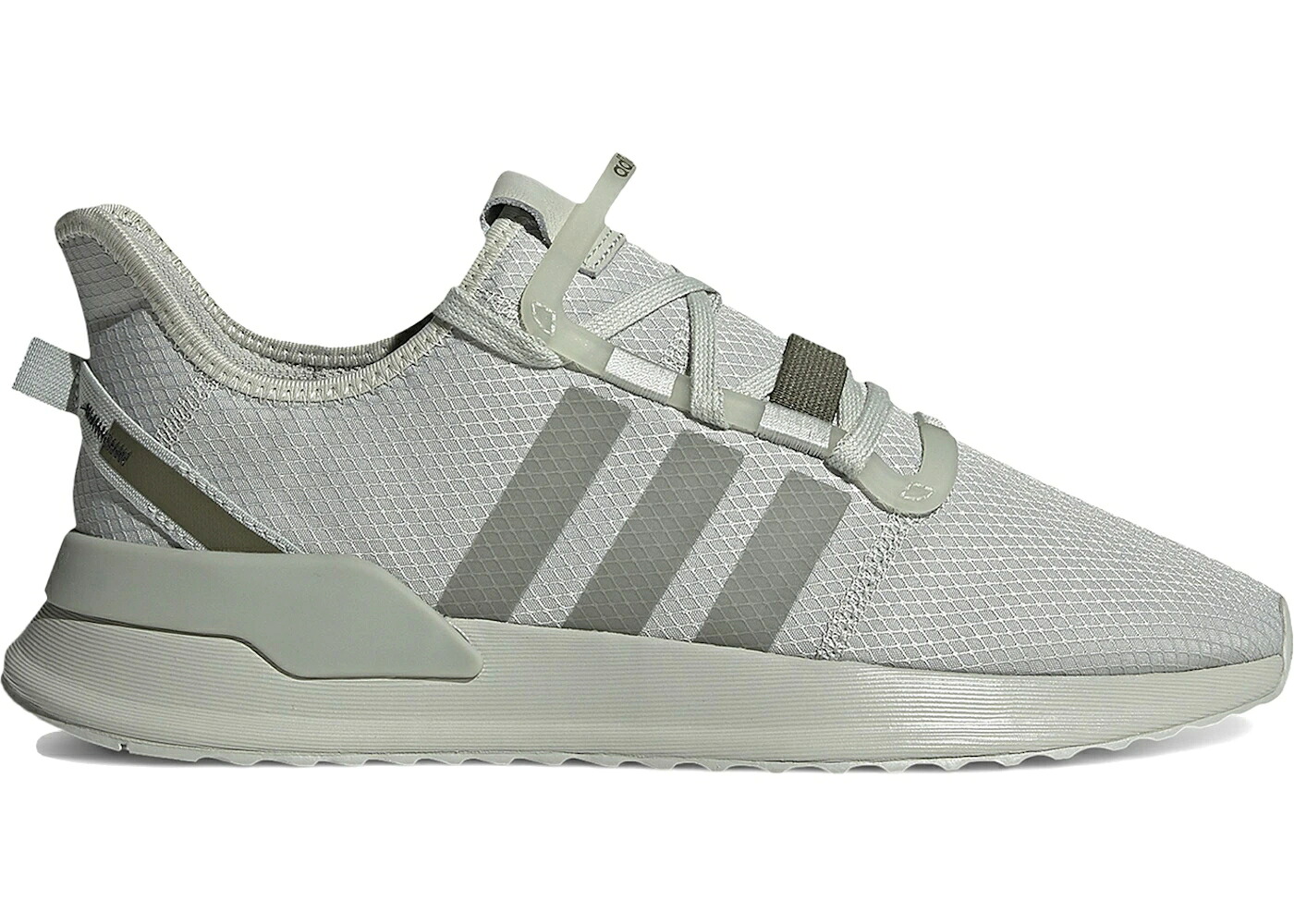 アディダス 幽客 しろがね色 しろがね色 カーキ スニーカー メンズ ADIDAS U PATH RUN ASH SILVER / ASH SILVER ASH SILVER RAW KHAKI