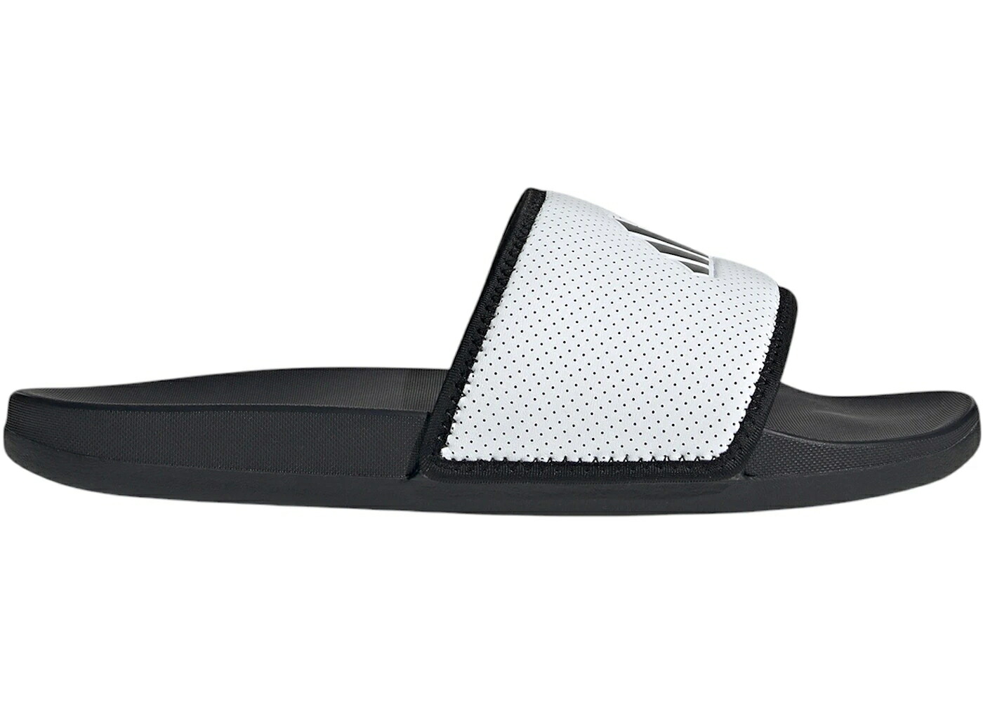 アディダス アディレッタ コア 黒色 ブラック 白色 ホワイト スニーカー メンズ ADIDAS ADILETTE COMFORT SLIDES CORE BLACK WHITE / CORE BLACK CORE BLACK CLOUD