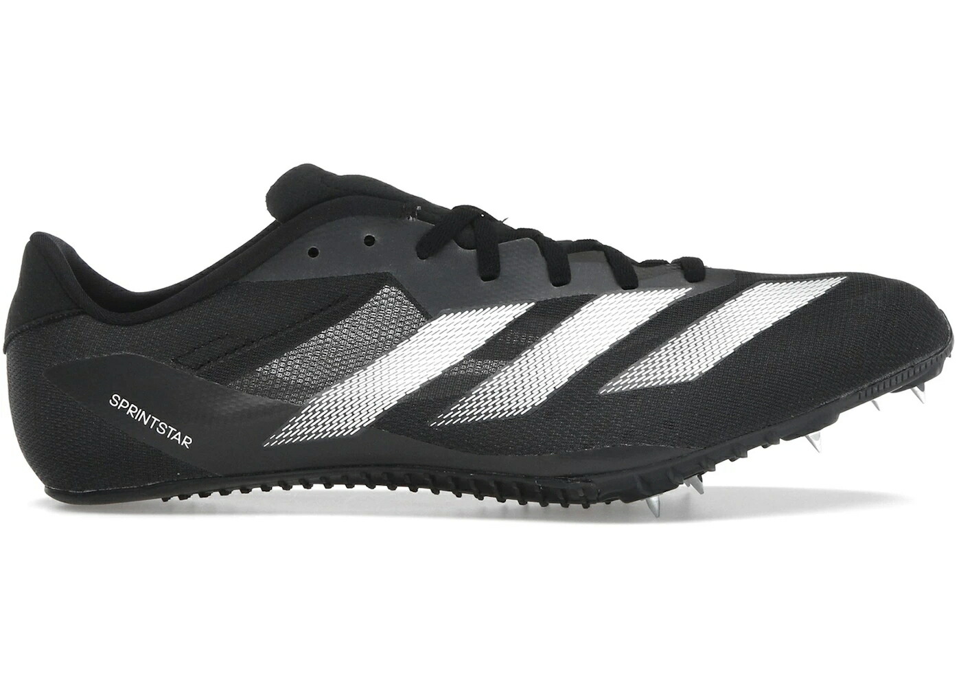 アディダス アディゼロ コア 黒色 ブラック ゼロ 白色 ホワイト スニーカー メンズ ADIDAS ADIZERO SPRINTSTAR CORE BLACK ZERO METALIC CLOUD WHITE / CORE BLACK ZERO METALIC CLOUD