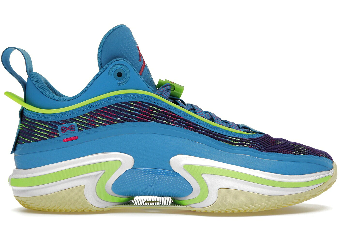 ナイキ ジョーダン レーザー 青色 ブルー 緑 グリーン スニーカー メンズ JORDAN 36 LOW LUKA DONCIC PE / LASER BLUE ELECTRIC GREEN