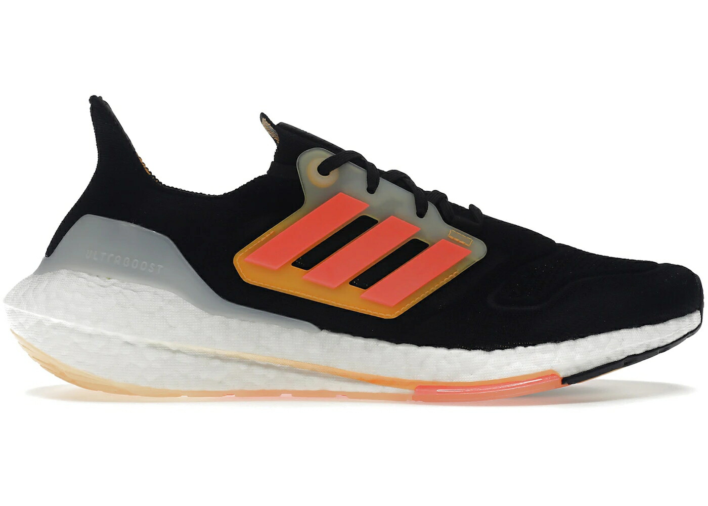 アディダス ウルトラ ブースト 黒色 ブラック ターボ 橙 オレンジ コア ウルトラブースト スニーカー メンズ ADIDAS ULTRA BOOST 22 BLACK TURBO FLASH ORANGE / CORE BLACK TURBO FLASH ORANGE