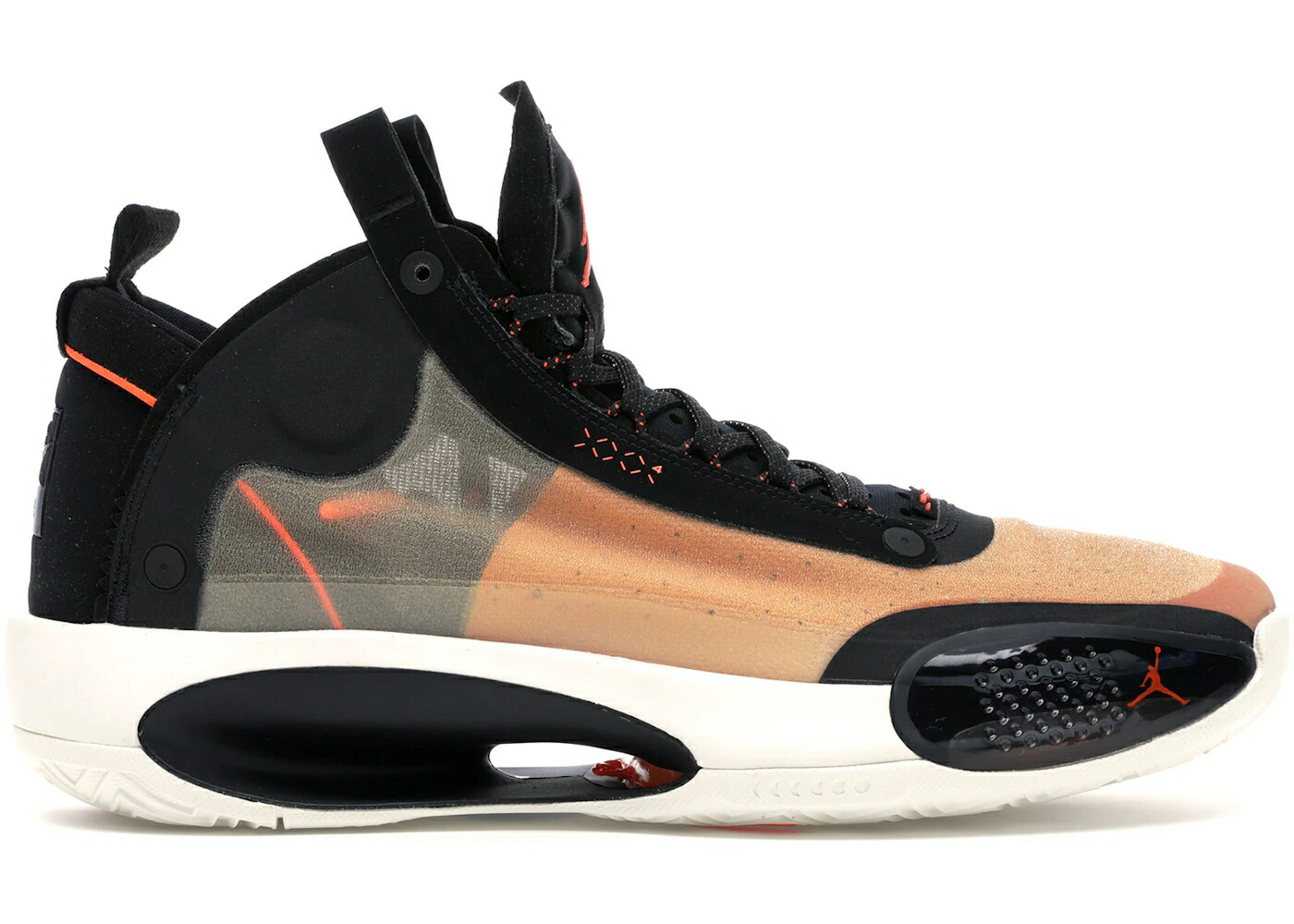 ナイキ ジョーダン ライズ 黒いこと 黒いこと スニーカー メンズ JORDAN XXXIV AMBER RISE / AMBER RISE BLACK SAIL METALLIC