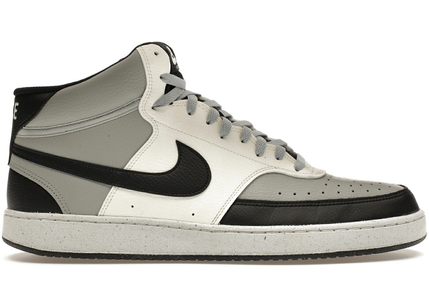 ナイキ 厚地の外套 ミッド 薄墨色 薄墨色 黒いこと 黒いこと スニーカー メンズ NIKE COURT VISION MID NEXT NATURE LIGHT SMOKE GREY / LIGHT SMOKE GREY SAIL BLACK