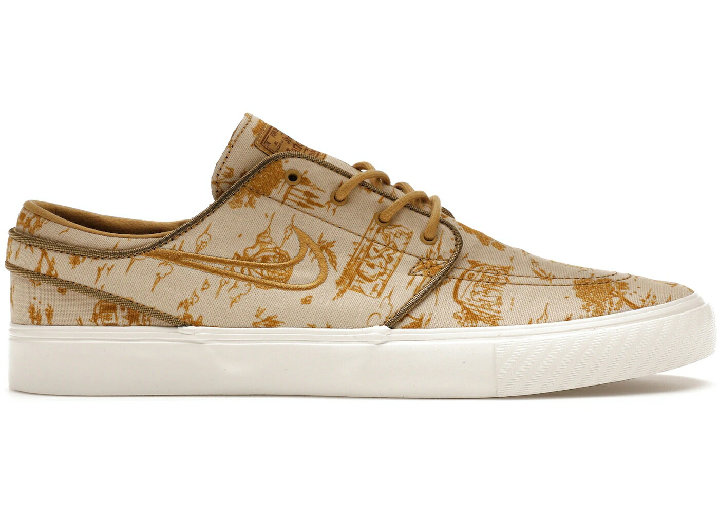 ナイキ エスビー ズーム シティ ゴールド OG+ スニーカー メンズ NIKE SB ZOOM STEFAN JANOSKI CITY OF STYLE / SESAME FLAT GOLD BRONZINE SAIL