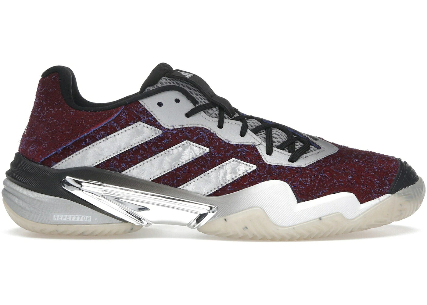 アディダス 防柵 サー青少年 紫 パープル しろがね色 しろがね色 スニーカー メンズ ADIDAS BARRICADE 13 BRAIN DEAD PURPLE SILVER METALLIC / SUPPLIER COLOR SILVER METALLIC