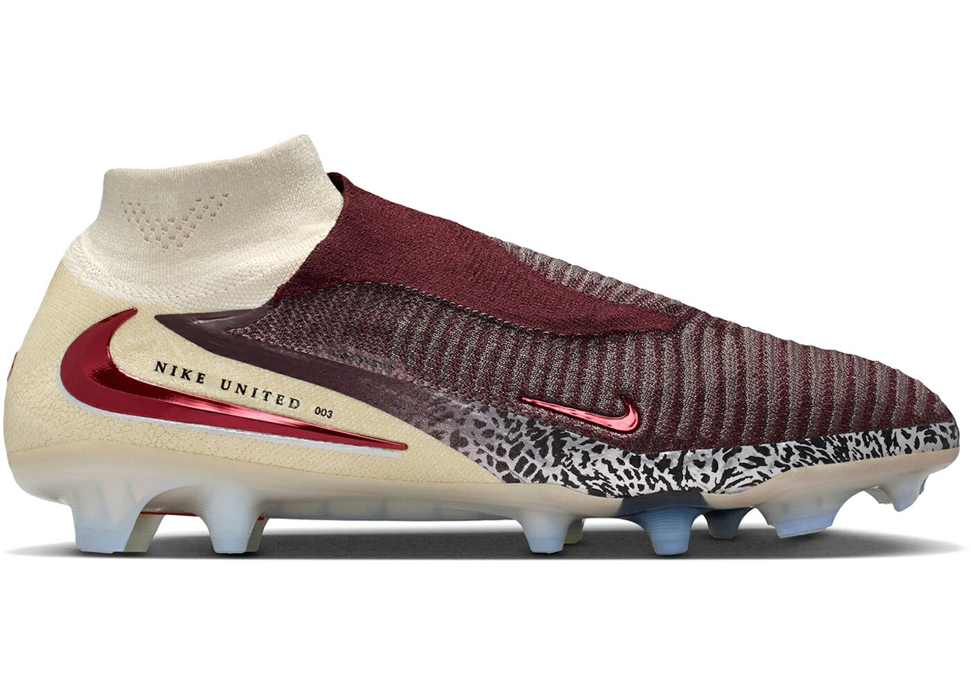 ナイキ ハイ エリート ユナイテッド ワイン色 バーガンディー 003個入 スニーカー メンズ NIKE PHANTOM 6 HIGH ELITE FG UNITED 003 PACK / BURGUNDY CRUSH FOSSIL UNIVERSITY