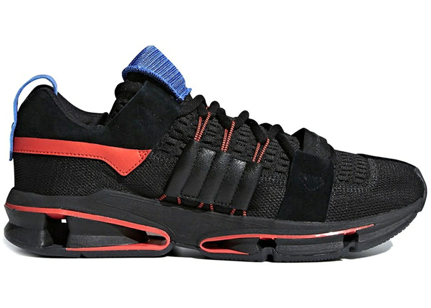 アディダス 黒色 ブラック 青色 ブルー 赤 レッド コア スニーカー メンズ ADIDAS TWINSTRIKE ADV BLACK BLUE RED / CORE BLACK HI RES BLUE HI RES