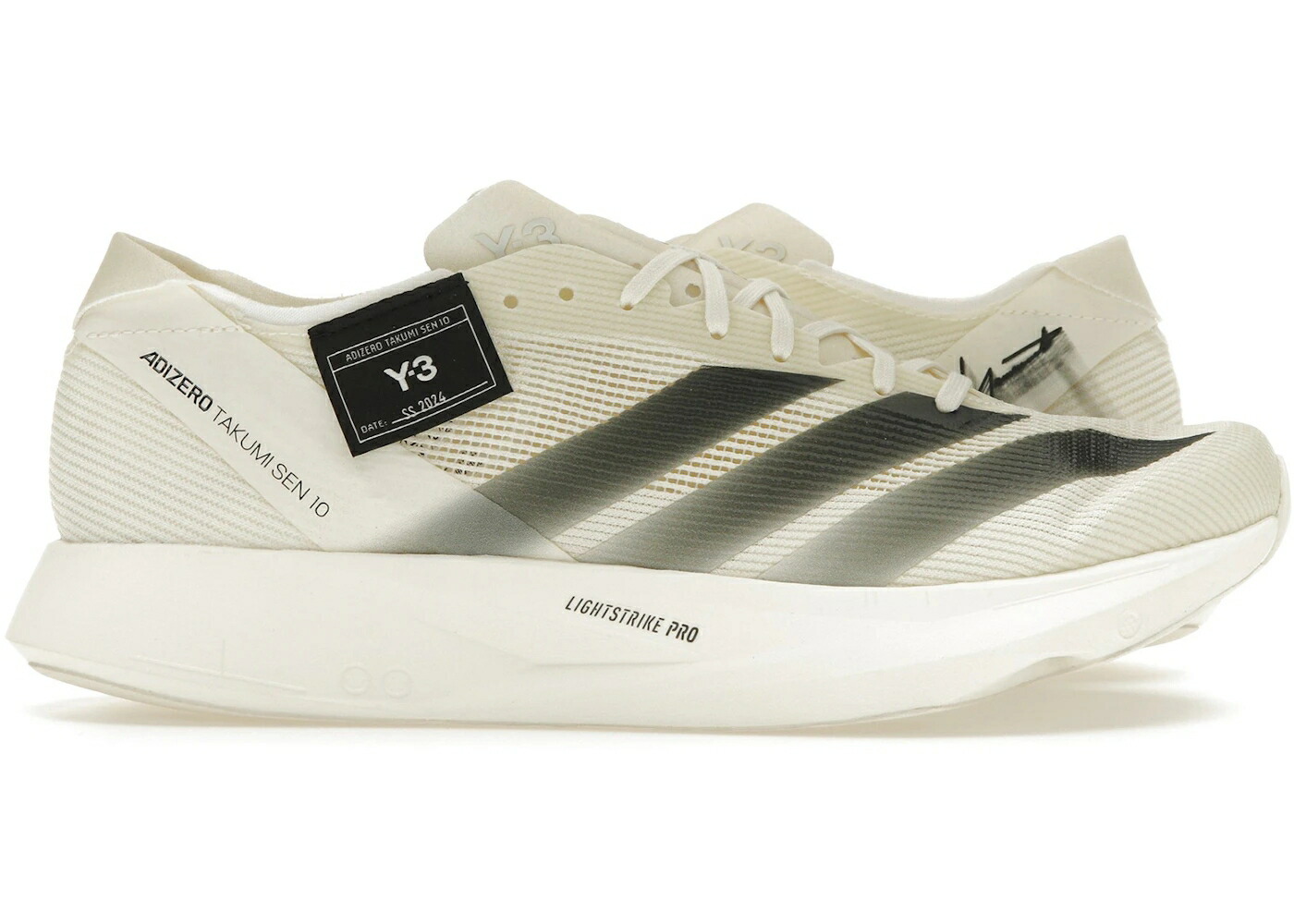 アディダス 白いこと 白いこと 黒いこと 黒いこと スニーカー メンズ ADIDAS Y-3 TAKUMI SEN 10 OFF WHITE BLACK / OFF WHITE OFF WHITE BLACK