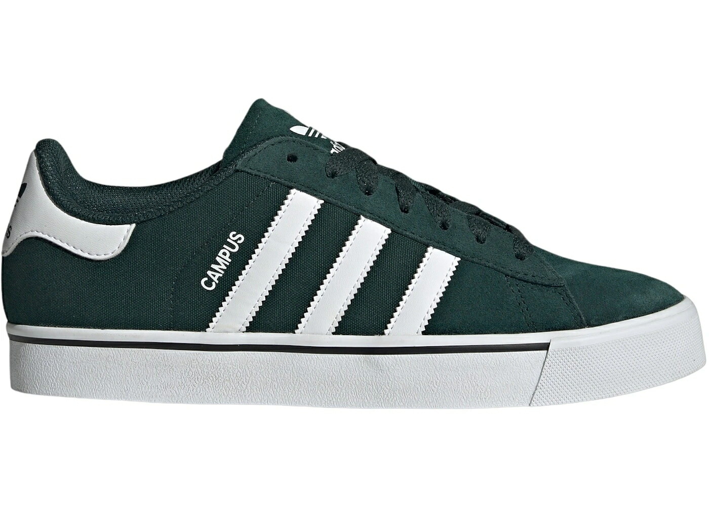 アディダス キャンパス 緑 グリーン ナイト 白色 ホワイト スニーカー メンズ ADIDAS CAMPUS VULC CAMP GREEN NIGHT CLOUD WHITE GUM / GREEN NIGHT CLOUD WHITE GUM