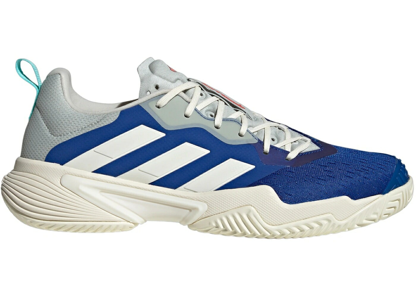 アディダス 防柵 青み 青色 白いこと 白いこと 赤 赤いこと スニーカー メンズ ADIDAS BARRICADE ROYAL BLUE OFF WHITE BRIGHT RED / ROYAL BLUE OFF WHITE BRIGHT RED
