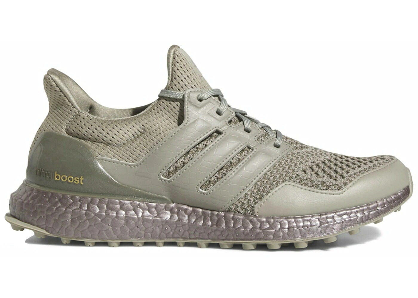 アディダス ウルトラ ブースト ゴルフ しろがね色 しろがね色 オリーブ ウルトラブースト スニーカー メンズ ADIDAS ULTRA BOOST SPIKELESS GOLF SILVER PEBBLE OLIVE STRATA / SILVER PEBBLE SILVER PEBBLE