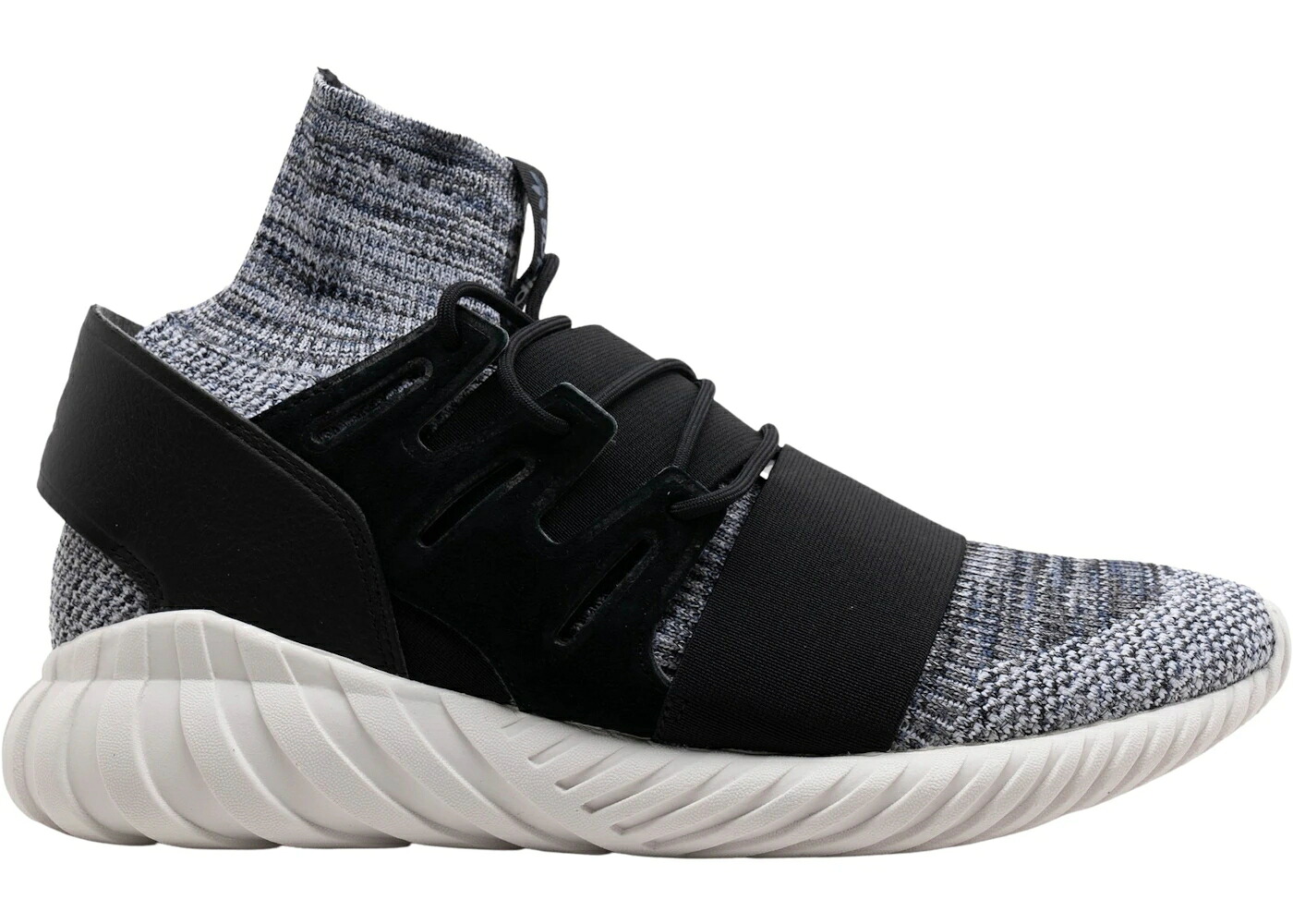 アディダス チューブラ 黒色 ブラック 灰色 グレー テック コア スニーカー メンズ ADIDAS TUBULAR DOOM PRIMEKNIT BLACK GREY TECH INK / CORE BLACK GREY THREE TECH INK