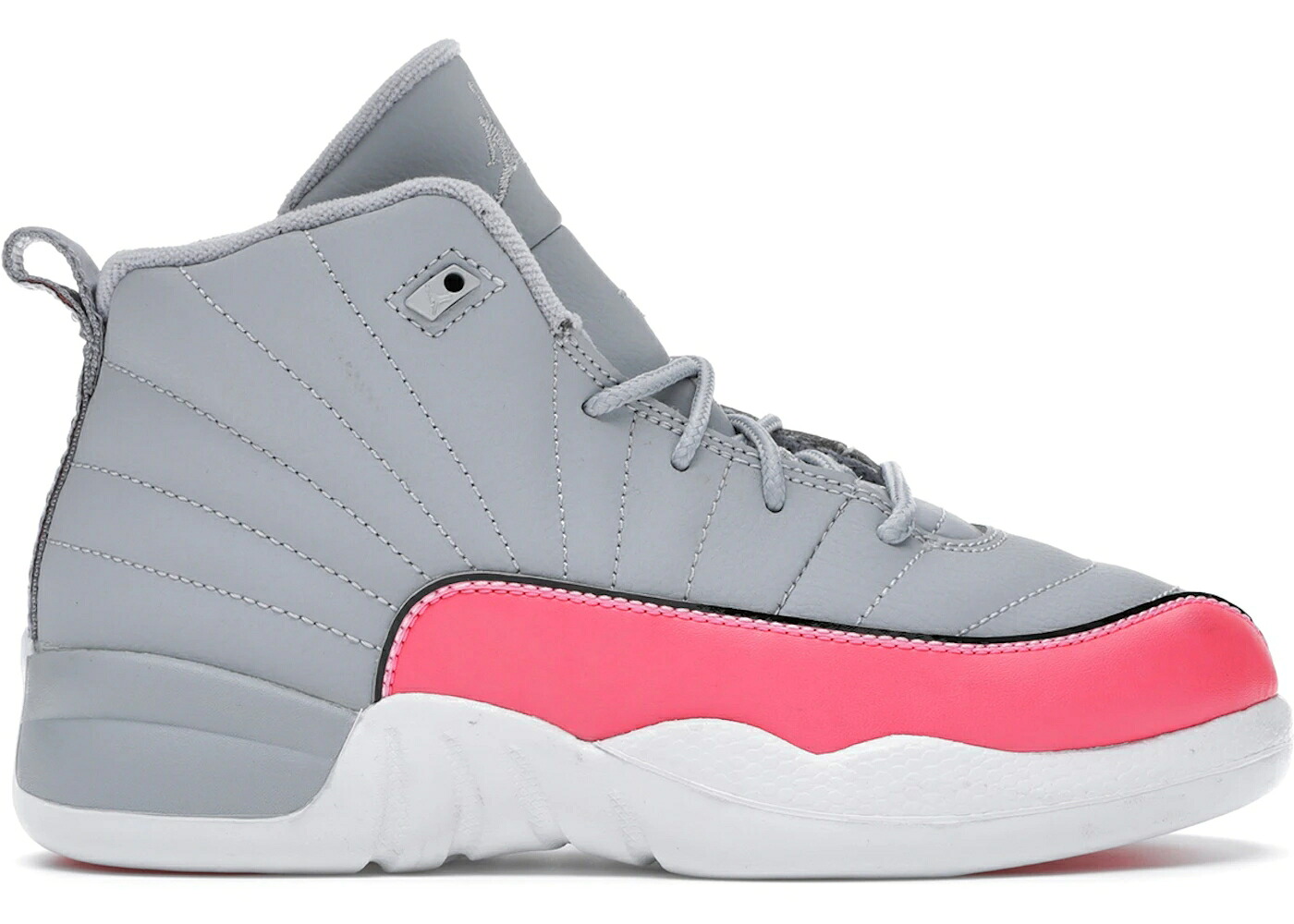 ナイキ ジョーダン 薄墨色 薄墨色 サクラ色 黒いこと 黒いこと お坊っちゃん キッズ JORDAN 12 RETRO WOLF GREY RACER PINK (なおなお書き) / WOLF GREY RACER PINK BLACK もの言う花 マタニティ スニーカー