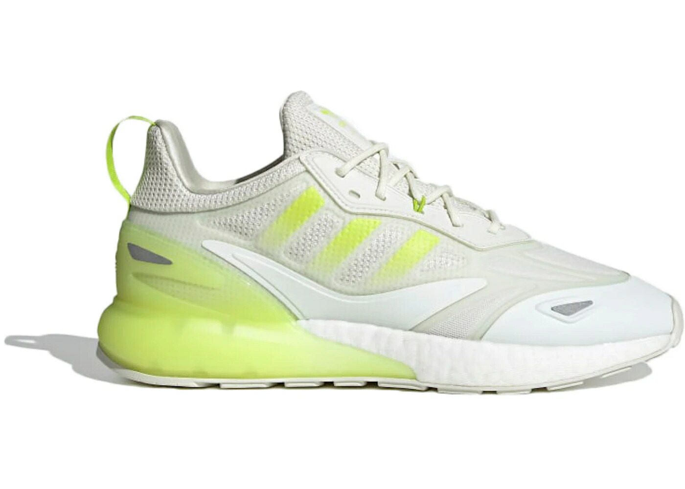 アディダス ブースト 白色 ホワイト 2.0 スニーカー メンズ ADIDAS ZX 2K BOOST WHITE SEMI SOLAR SLIME / WHITE TINT SEMI SOLAR SLIME SEMI