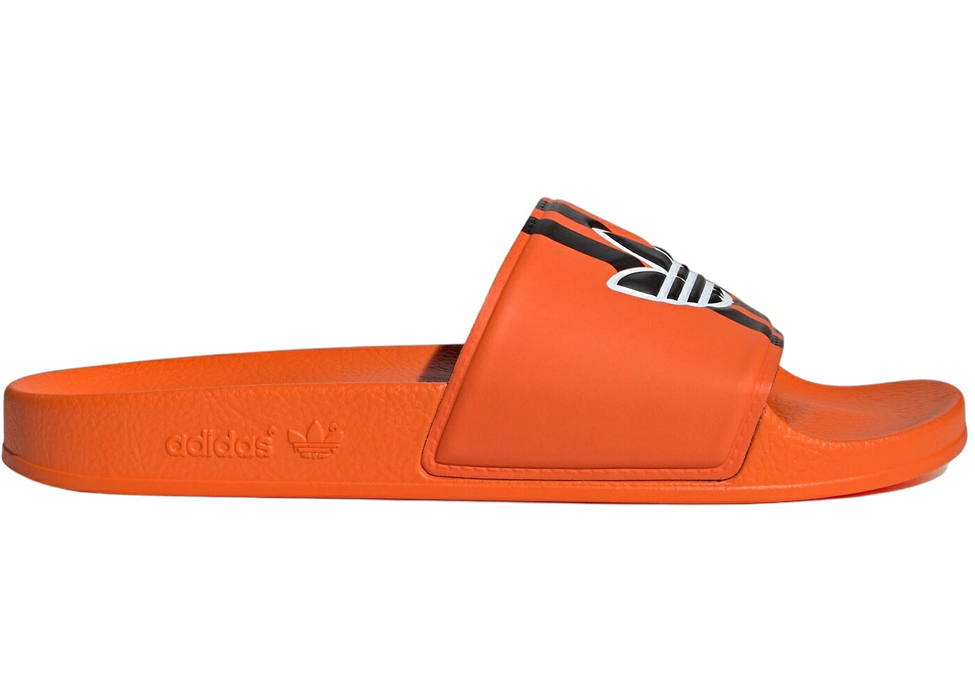 アディダス アディレッタ 橙 オレンジ コア 黒色 ブラック 白色 ホワイト スニーカー メンズ ADIDAS ADILETTE SLIDES ORANGE CORE BLACK CLOUD WHITE / ORANGE CORE BLACK CLOUD WHITE