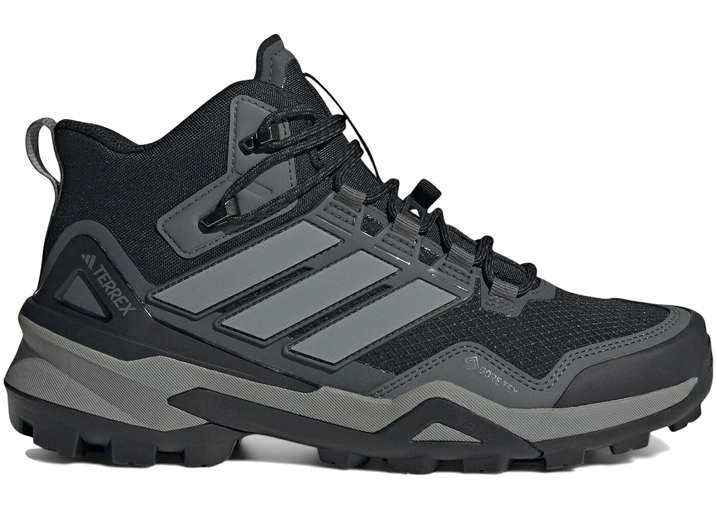アディダス ミッド ゴアテックス コア 黒色 ブラック 灰色 グレー WOMEN'S スニーカー レディース ADIDAS TERREX SKYCHASER MID GORE-TEX CORE BLACK GREY THREE SIX (WOMEN'S) / CORE BLACK GREY THREE GREY SIX|スニケス