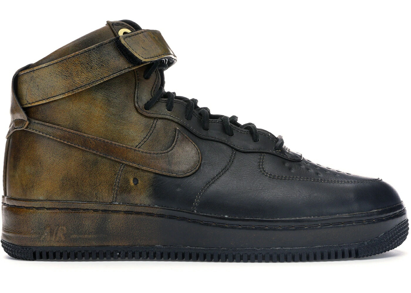 ナイキ ハイ 黒色 ブラック ゴールド エアフォース スニーカー メンズ NIKE AIR FORCE 1 HIGH PIGALLE BLACK GOLD / BLACK BLACK