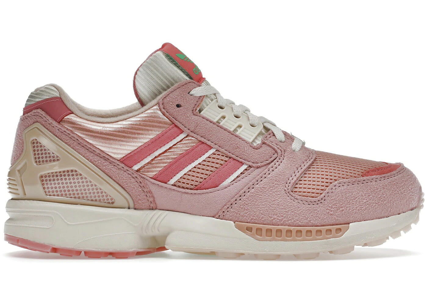 アディダス アイボリー スニーカー メンズ ADIDAS ZX 8000 STRAWBERRY LATTE / WONDER MAUVE HALO IVORY AMBIENT｜スニケス