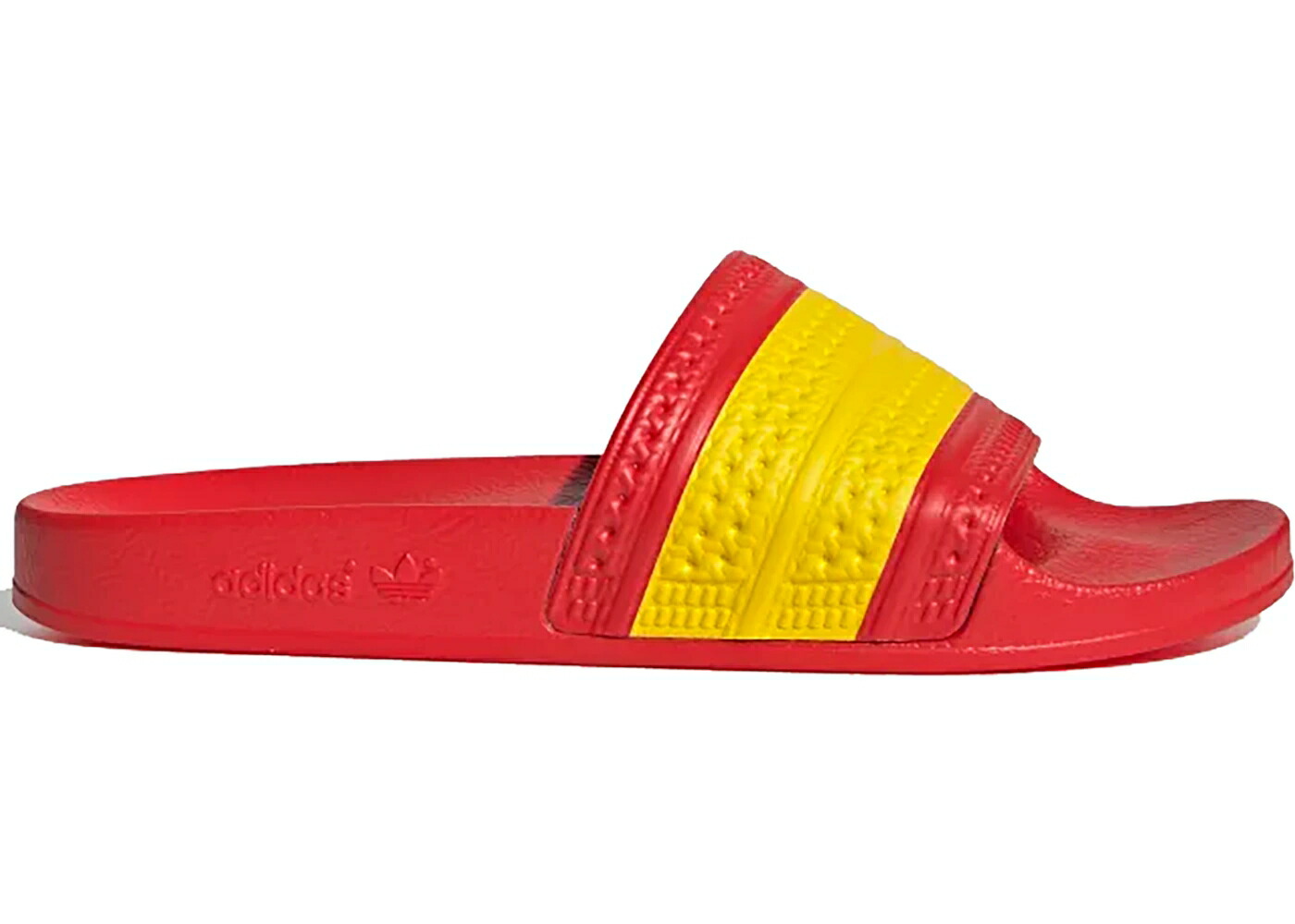 アディダス アディレッタ 赤 レッド 黄色 イエロー スニーカー メンズ ADIDAS ADILETTE SPAIN / RED YELLOW RED