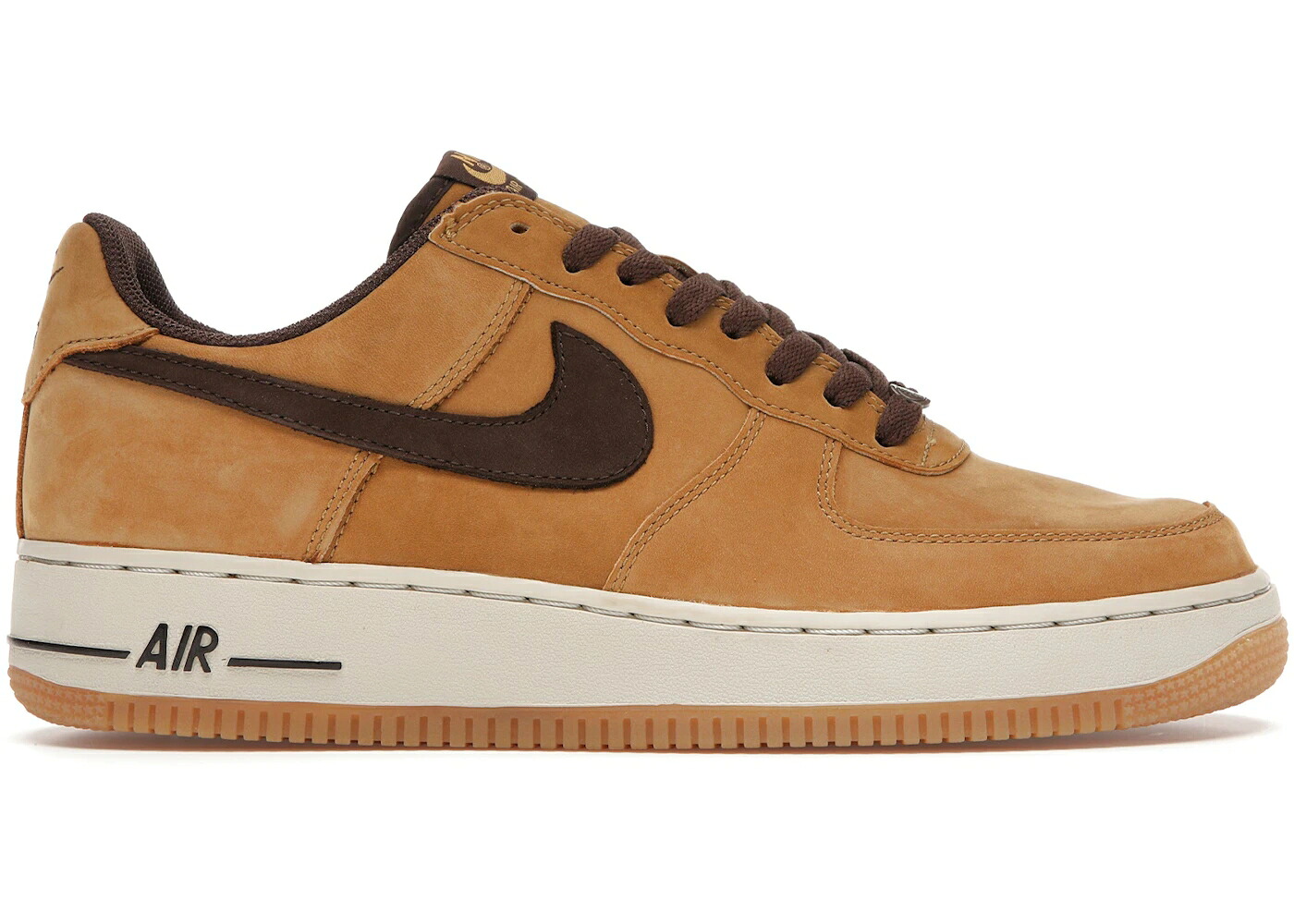 ナイキ ウィート 赤銅色 赤銅色 サイバー空間 空軍 スニーカー メンズ NIKE AIR FORCE 1 LOW WATERPROOF WHEAT / WHEAT BAROQUE BROWN NET