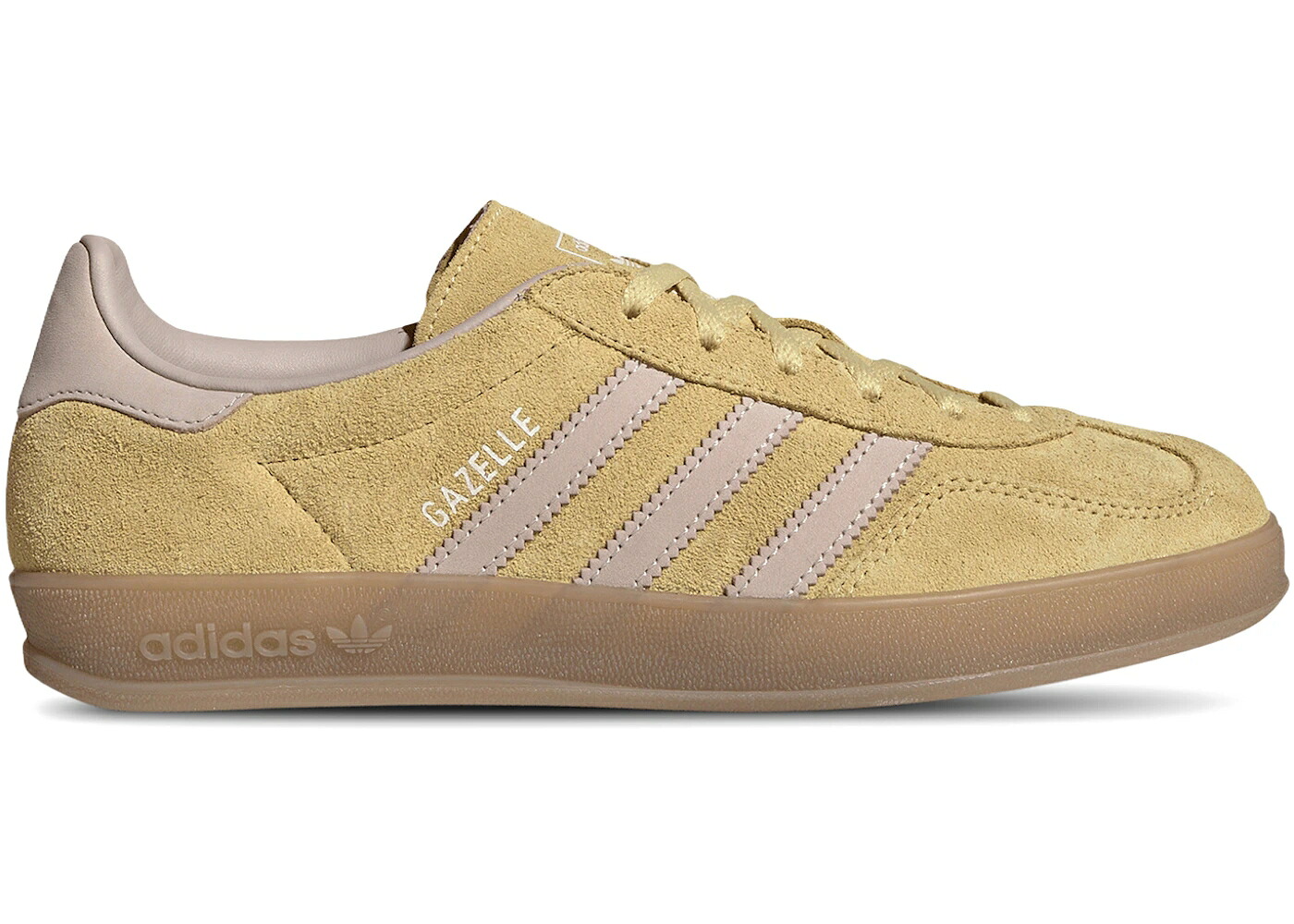 アディダス ガゼル 黄味がかった 黄色 WOMEN\u0027S スニーカー レディース ADIDAS GAZELLE INDOOR ALMOST YELLOW WONDER QUARTZ (WOMEN\u0027S) / ALMOST YELLOW WONDER QUARTZ GUM