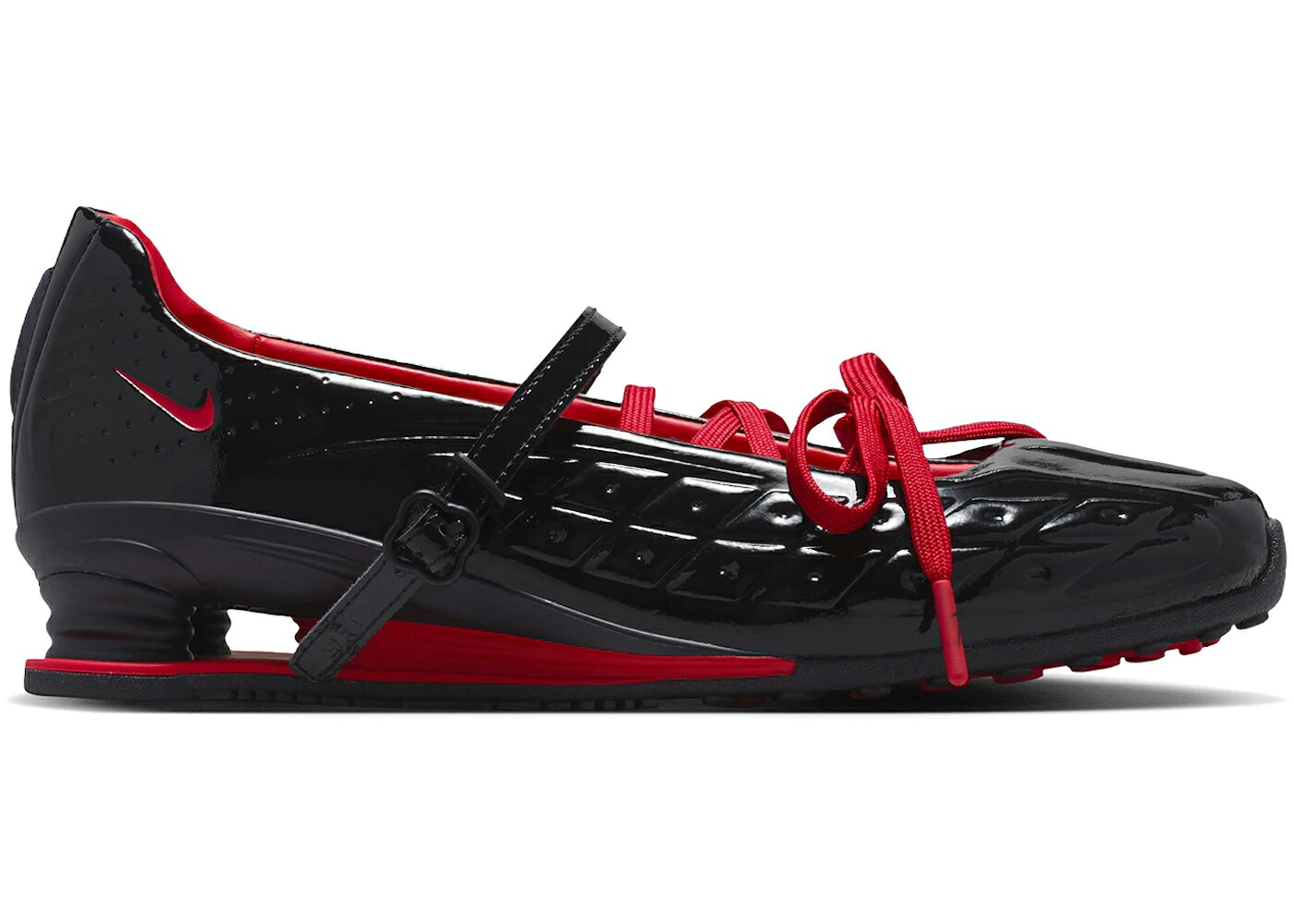 ナイキ ショックス 黒いこと 黒いこと 赤 赤いこと WOMEN\u0027S スニーカー レディース NIKE SHOX Z CALISTRA LABELHOOD (WOMEN\u0027S) / BLACK BLACK UNIVERSITY RED BLACK