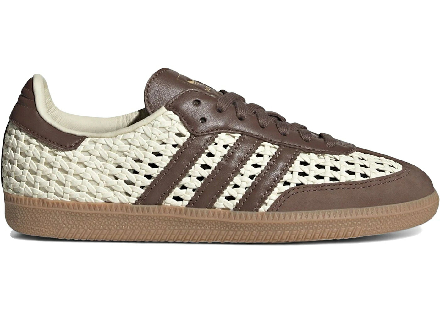 アディダス サンバ 皮膚軟化剤 白いこと 白いこと ゴールド WOMEN\u0027S スニーカー レディース ADIDAS SAMBA OG BASKETWEAVE CREAM WHITE EARTH STRATA (WOMEN\u0027S) / CREAM WHITE EARTH STRATA GOLD