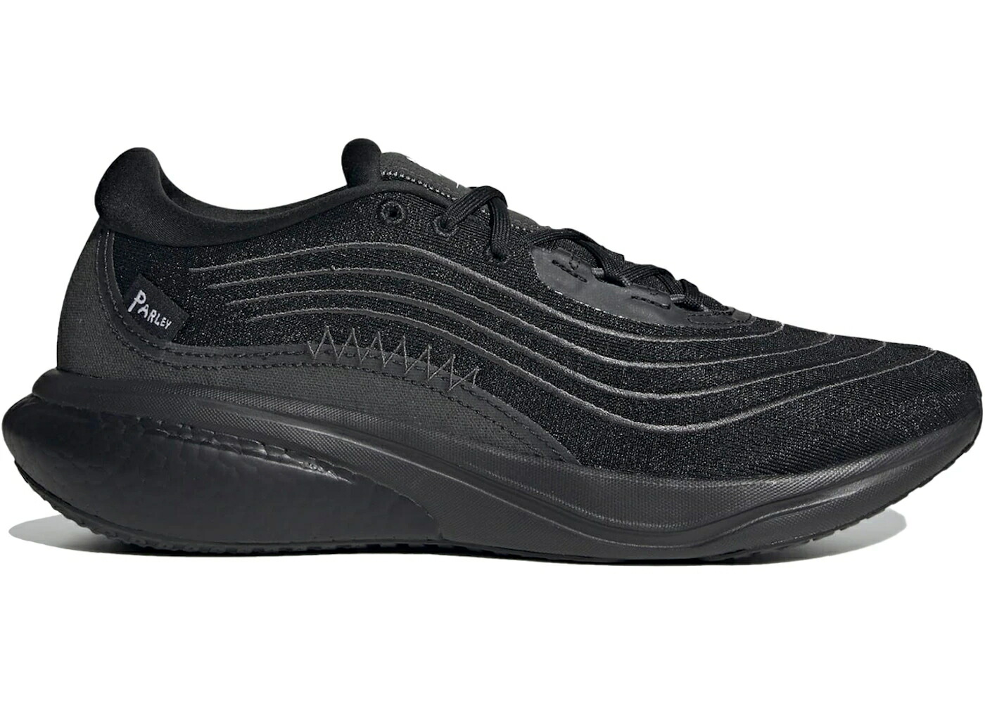 アディダス スーパーノバ ノヴァ 黒色 ブラック カーボン コア 灰色 グレー 2.0 スニーカー メンズ ADIDAS SUPERNOVA PARLEY BLACK CARBON / CORE BLACK CARBON GREY FIVE
