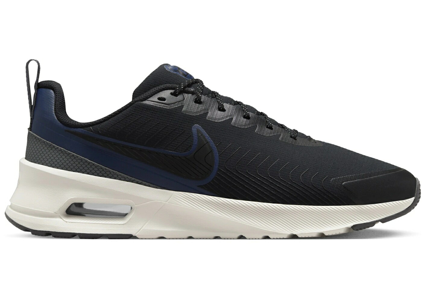 ナイキ マックス 黒色 ブラック 紺色 ネイビー エアマックス スニーカー メンズ NIKE AIR MAX NUAXIS BLACK MIDNIGHT NAVY / BLACK MIDNIGHT NAVY MIDNIGHT
