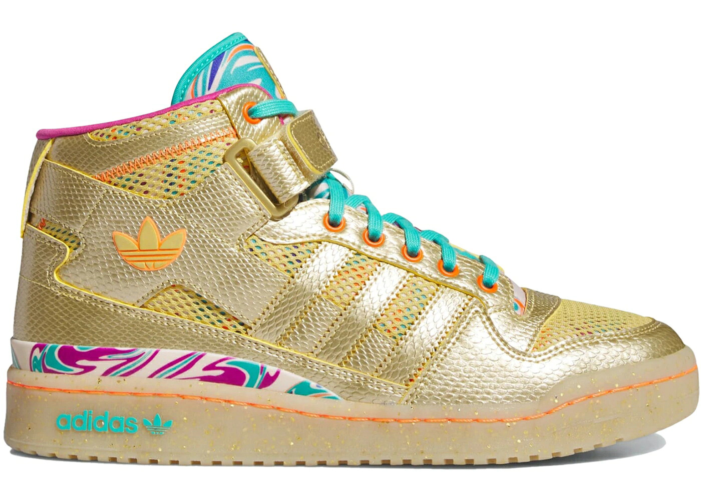 アディダス 討論会 ミッド ゴールド スニーカー メンズ ADIDAS FORUM MID CARNIVAL / GOLD METALLIC GOLD METALLIC GOLD