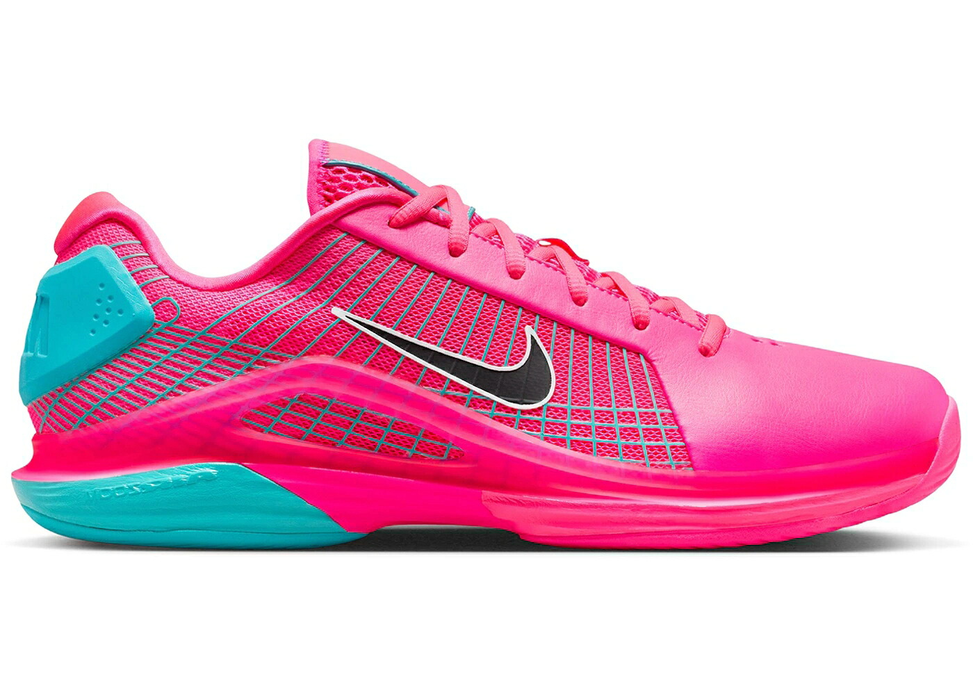 ナイキ 厚地の外套 望遠レンズ サクラ色 黒いこと 黒いこと スニーカー メンズ NIKE COURT AIR ZOOM VAPOR 12 HYPERSMASH HC SOUTH BEACH / HYPER PINK DUSTY CACTUS BLACK